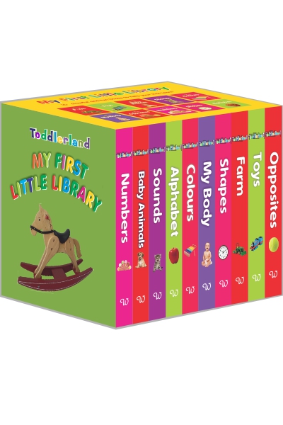 My First Little Library (Box-set of 10 Board Books for Kids)