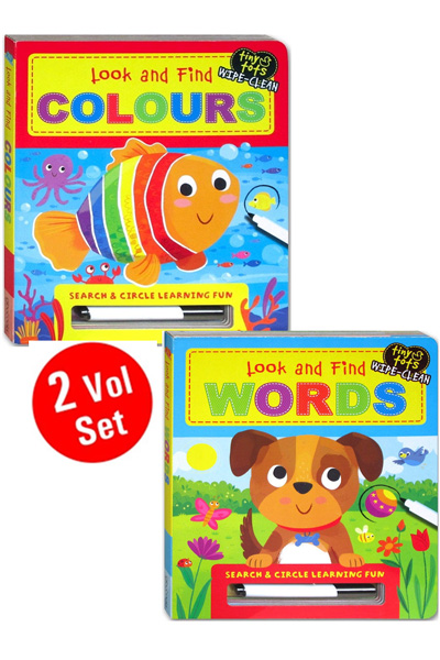 Look & Find Board Book Series (2 vol set)