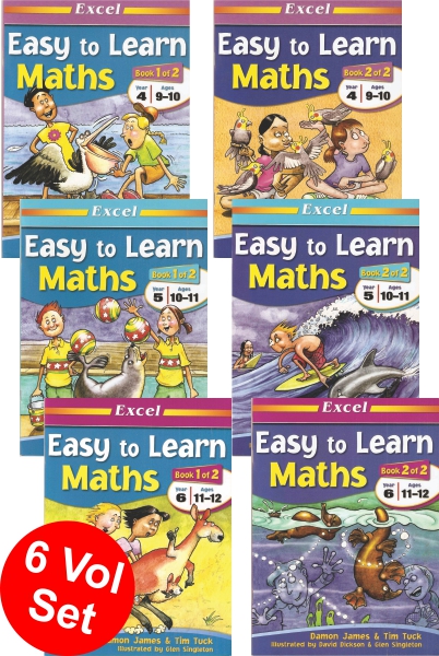 Easy to Learn Maths Series (6 vol set)