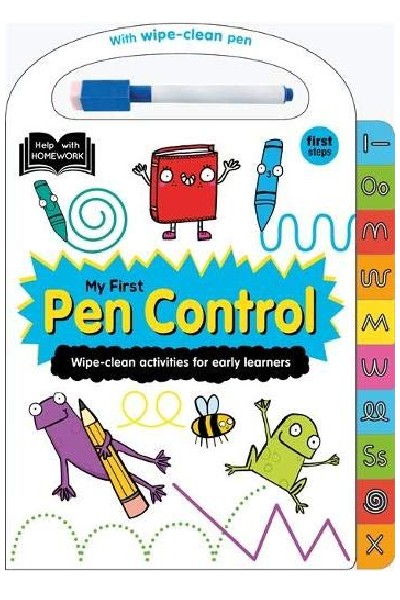 Wipe-Clean: My First Pen Control - Board Book