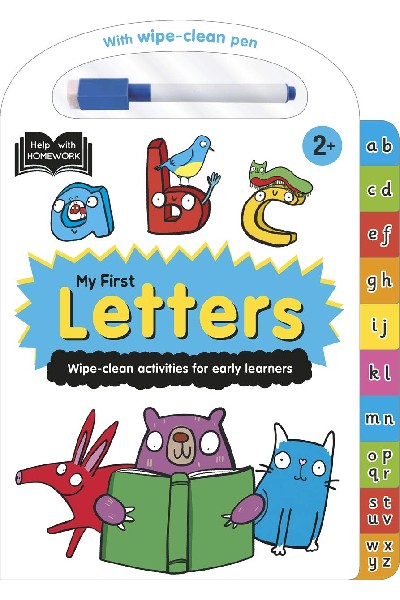 Wipe-Clean: My First Letters - Board Book