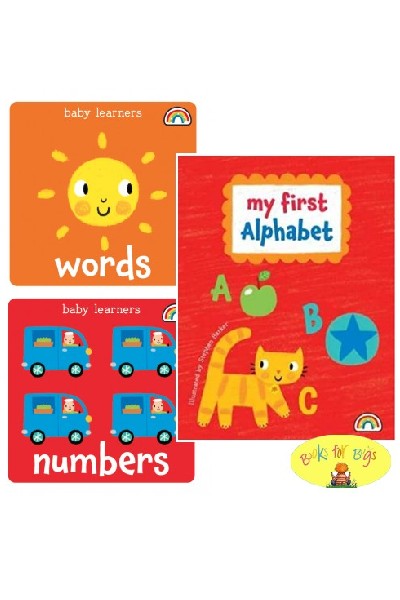My First Alphabet Collection Numbers & Words Board Book Set