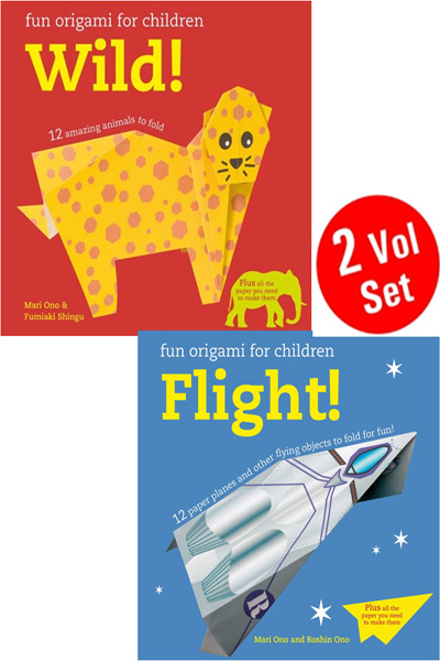 Fun Origami For Children Wild! & Flight (2 Vol Set)