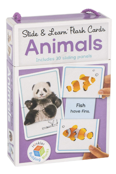 Slide & Learn Flash Cards: Animals: Building Blocks