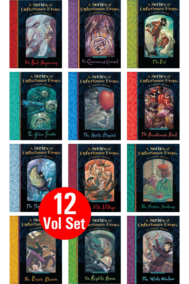 A Series of Unfortunate Events Series (12 Vol Set)