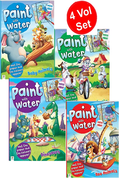 Paint with Water Series (4 Vol Set)