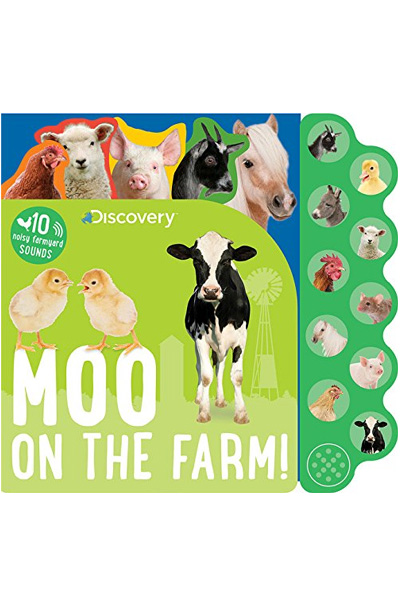 Moo on the Farm! (Discovery Kids) Board Book with Sound