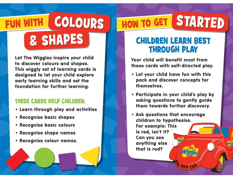 The Wiggles - I Can Learn Colours and Shapes Fun! Learning Cards image 3