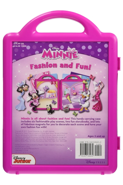 Minnie's Fashion and Fun: Book and Magnetic Playset