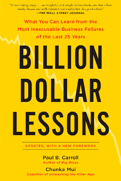 Billion Dollar Lessons