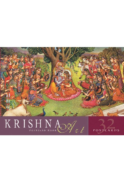 Krishna Art: Postcard Book