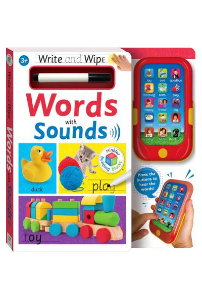 Write & Wipe: Words with Sounds (Board Book)