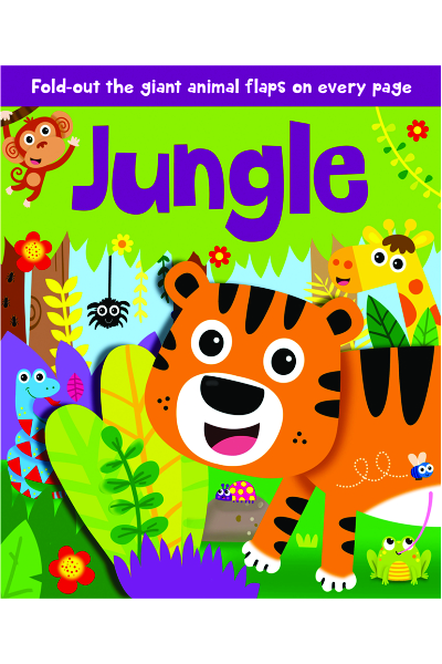 Fold-Out Fun Board Book : Jungle