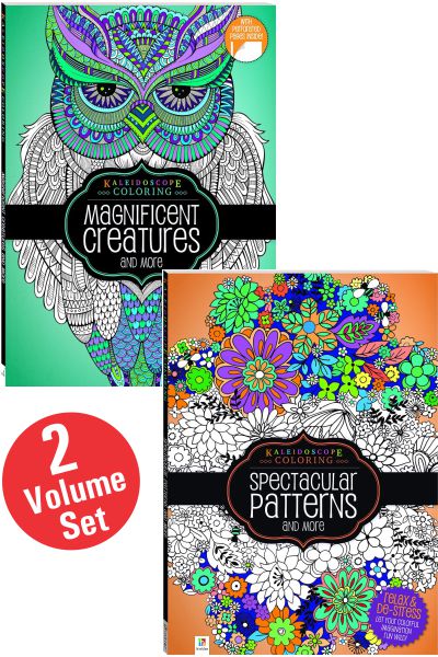 Kaleidoscope Colouring Series (2 Vol Set)