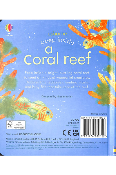 zzzUsborne: Peep Inside- A Coral Reef (Board Book) image 2