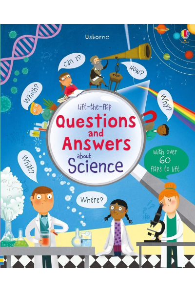 Usborne: Lift-The-Flap- Questions And Answers About Science (Board Book)