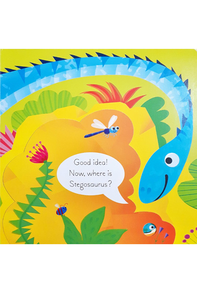 Usborne: Lift-The-Flap- Play Hide & Seek With The Dinosaurs (Board Book) image 5