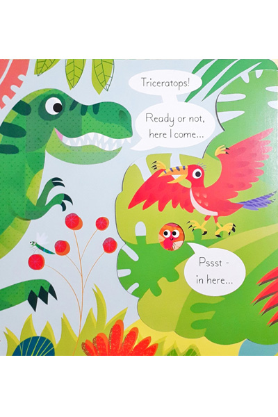 Usborne: Lift-The-Flap- Play Hide & Seek With The Dinosaurs (Board Book) image 3