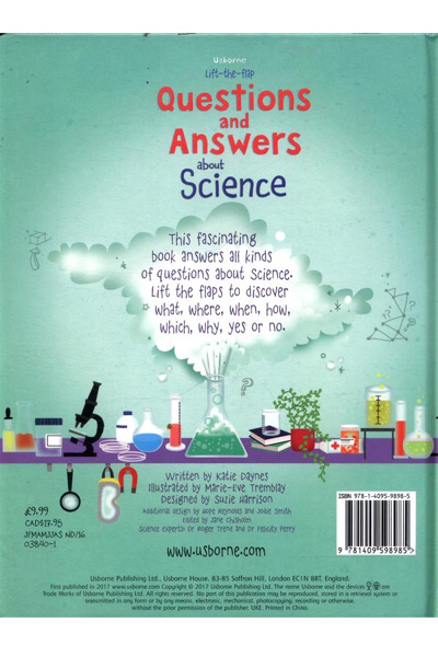 Usborne: Lift-The-Flap- Questions And Answers About Science (Board Book) image 2