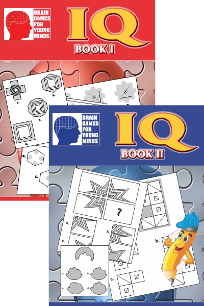 Brain Games IQ Series for Young Minds (2 Vol. Set)