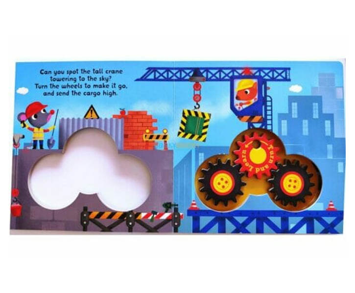 Turn and Learn: Diggers (Board Book) image 3