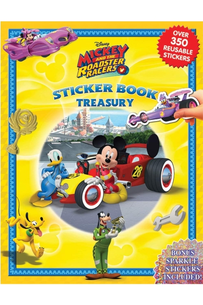 Disney Mickey and Roadster Racers Sticker Book Treasury