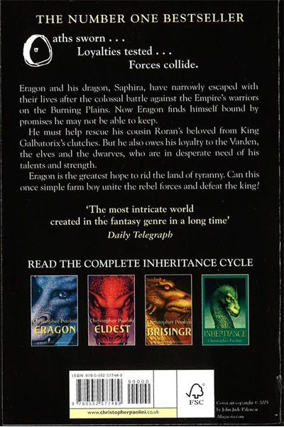 Brisingr - Book Three in The Inheritance Cycle image 2