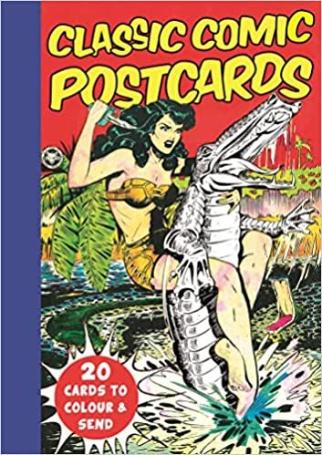 Classic Comic Postcards: 20 Cards to Colour & Send