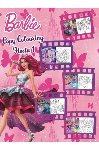Barbie Copy Colouring Fiesta 1