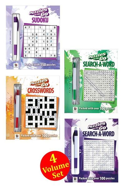 Puzzles on the Go Series (4 Vol. set)