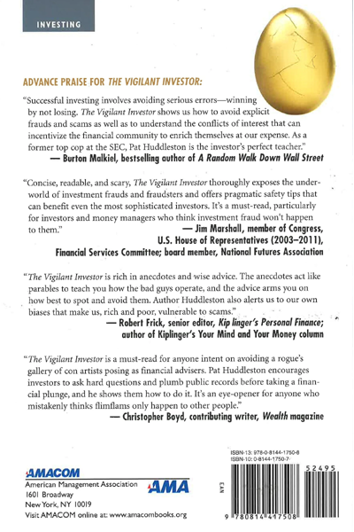 The Vigilant Investor: a Former SEC Enforcer Reveals How to Fraud-proof Your Investments image 2