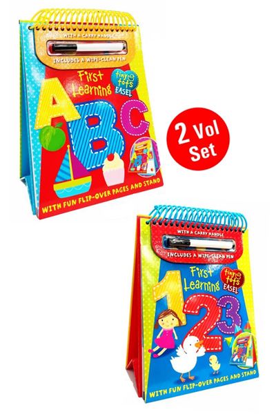 Easels Bind Up: (Set Of 2): First Learning ABC & First Learning 123