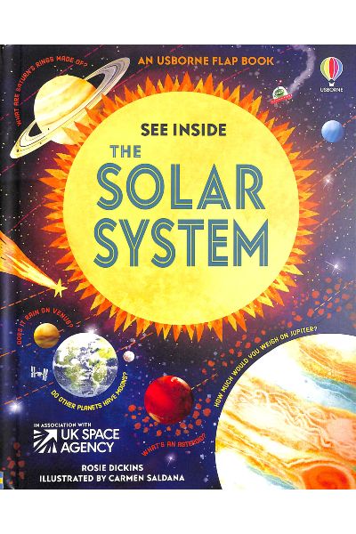 Usborne: See Inside the Solar System (Board Book)