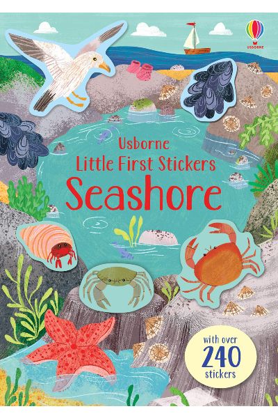 Usborne: Little First Stickers Seashore