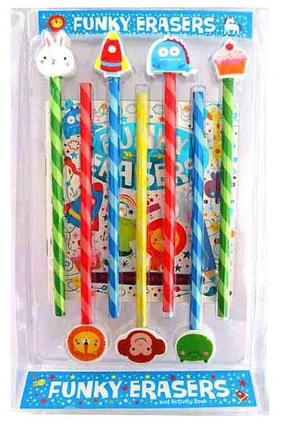 Funky Erasers : Animal Pencil Toppers