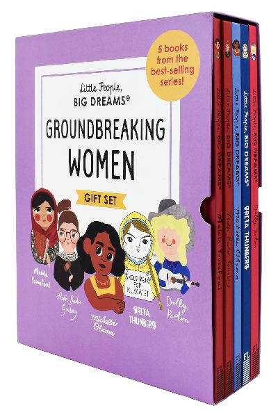 Little People, Big Dreams: Groundbreaking Women (5 Books Collection Box)