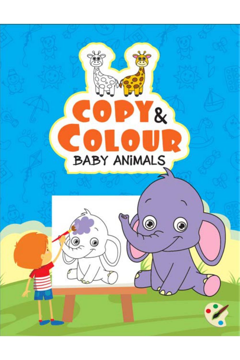 Copy & Colour - Baby Animals