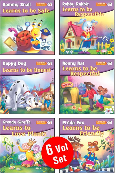 Easy Reader Moral Stories Series 2 (6 vol set)