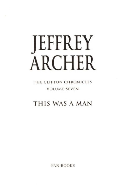 This Was a Man (The Clifton Chronicles, 7th) image 3