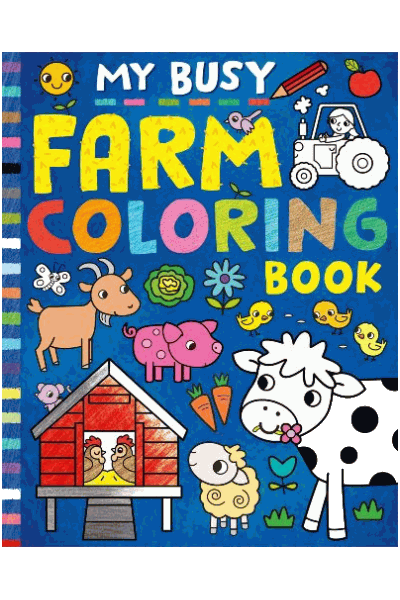 My Busy - Farm Coloring Book
