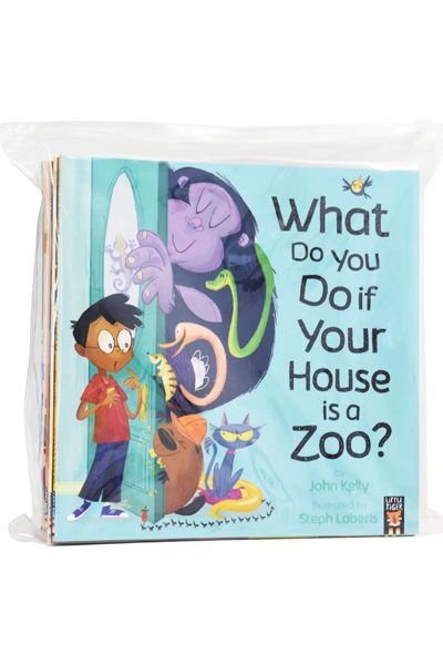 Zoo Series 10 Picture Flat Books Collection Set