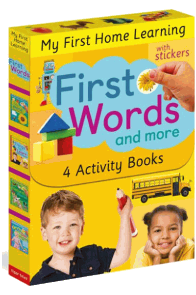My First Home Learning: First Words and More (4 Activity Books with Stickers)