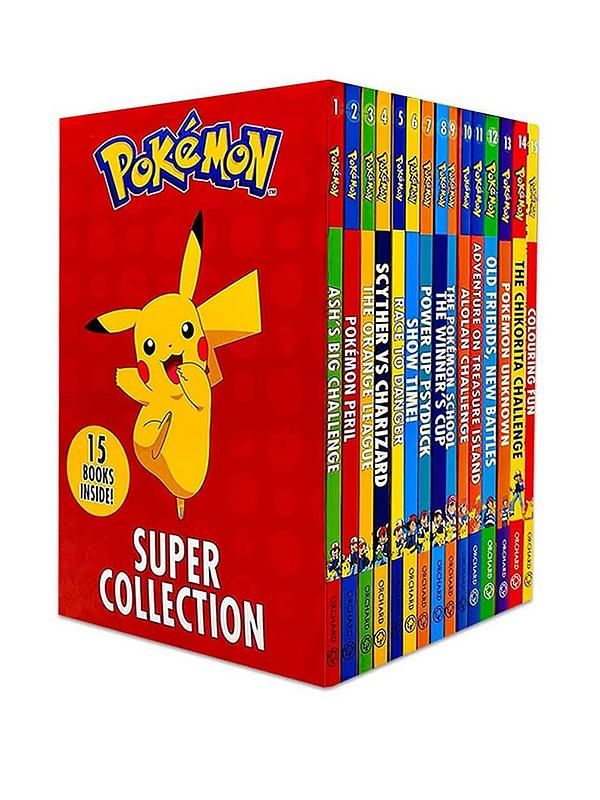 Pokemon Super Collection Books 1-15 (Box Set)