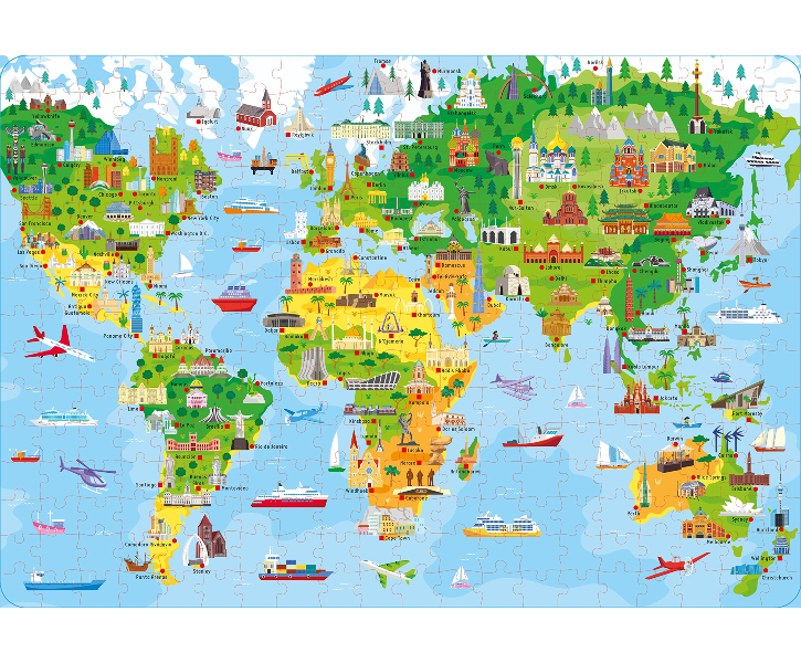 Usborne Book And Jigsaw Cities Of the World Bargain Book Hut Online