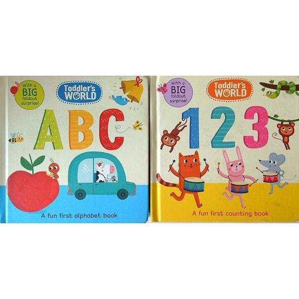 ABC/123 (Toddler's World) (Box Set of 2 Board books)