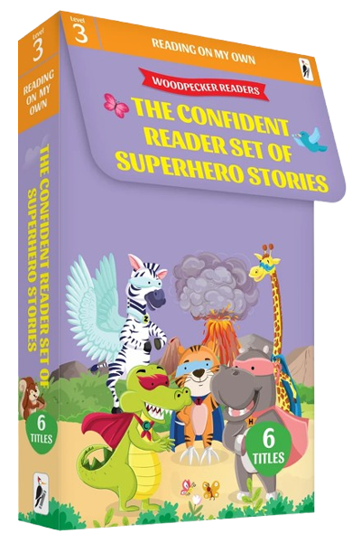 Woodpecker Readers Level 3: The Confident Reader Set Of Superhero Stories