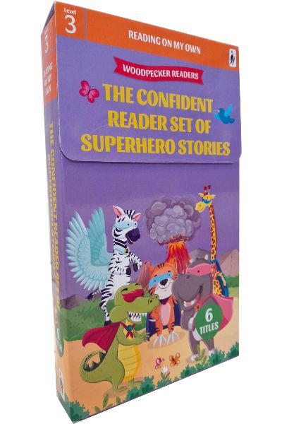 Woodpecker Readers Level 3: The Confident Reader Set Of Superhero Stories