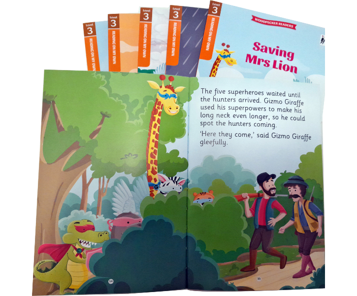 Woodpecker Readers Level 3: The Confident Reader Set Of Superhero Stories image 3