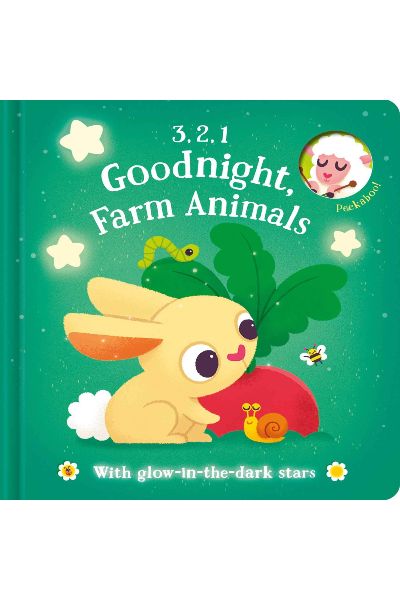 3,2,1 Goodnight - Farm Animals: With Glow In The Dark Stars (Board Book)