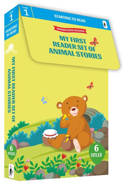 Woodpecker Readers Level 1: My First Reader Set Of Animal Stories (6 Vol. Box Set)